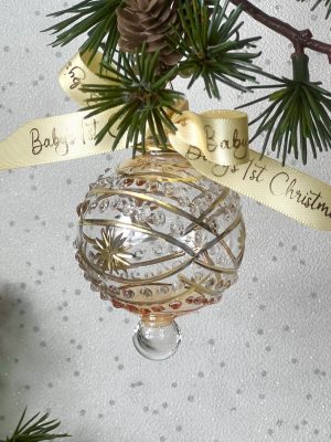 Baby’s 2025 Victorian Star ornament (S) ~ Lemon