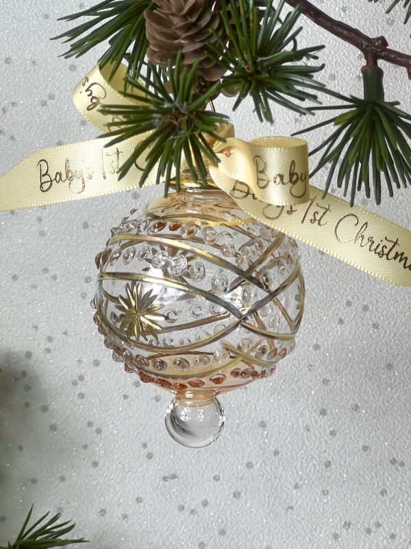 Baby’s 2025 Victorian Star ornament (S) ~ Lemon