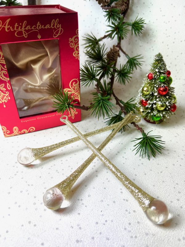 Glass Drop ~ Gold (16cm) - Image 2