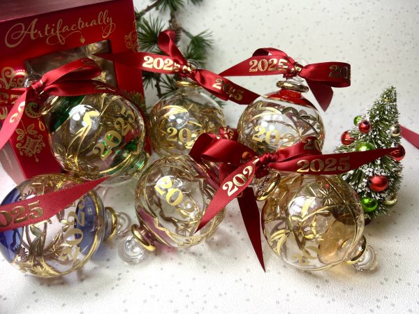 2025 ‘YEAR’ Bauble (M) ~ Yellow - Image 3