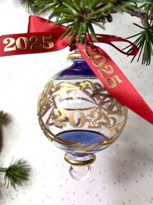 2025 ‘YEAR’ Bauble (M) ~ Blue