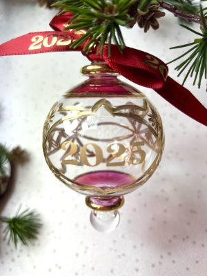 2025 ‘YEAR’ Bauble (M) ~ Purple