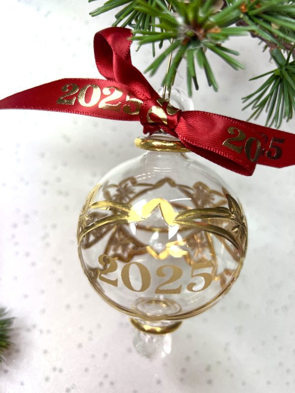 2025 ‘YEAR’ Bauble (M) ~ Gold