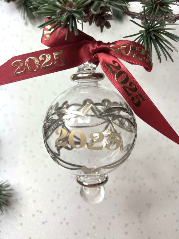 2025 ‘YEAR’ Bauble (M) ~ Silver