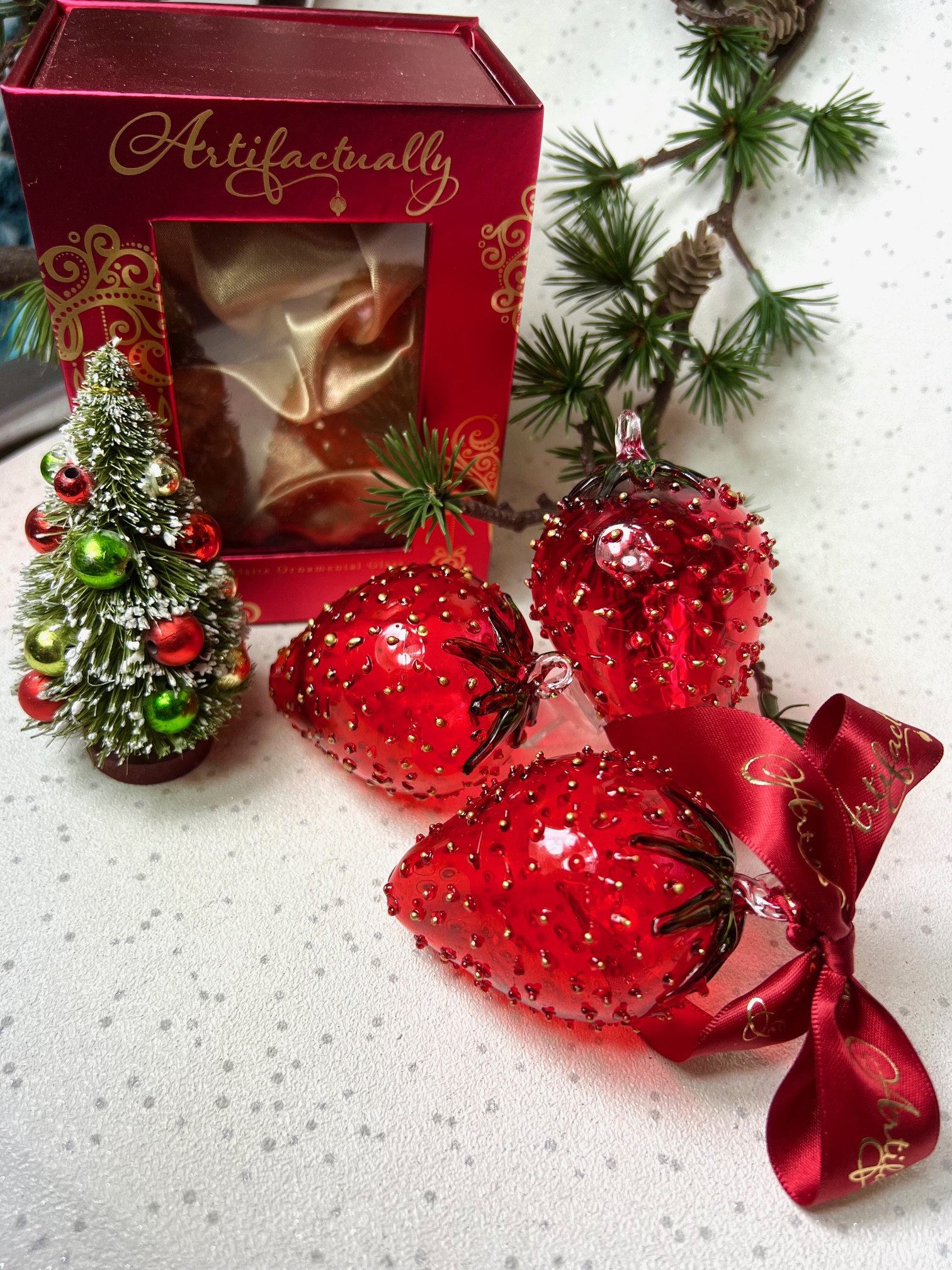 Luscious Strawberry Ornament (M) ~ Red - Image 2