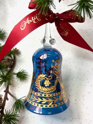 Versailles Etched Bell (L) - Blue