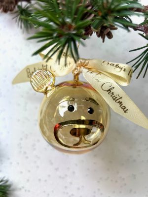 Baby’s 2025 Bear Ornament  (S)  ~ Lemon