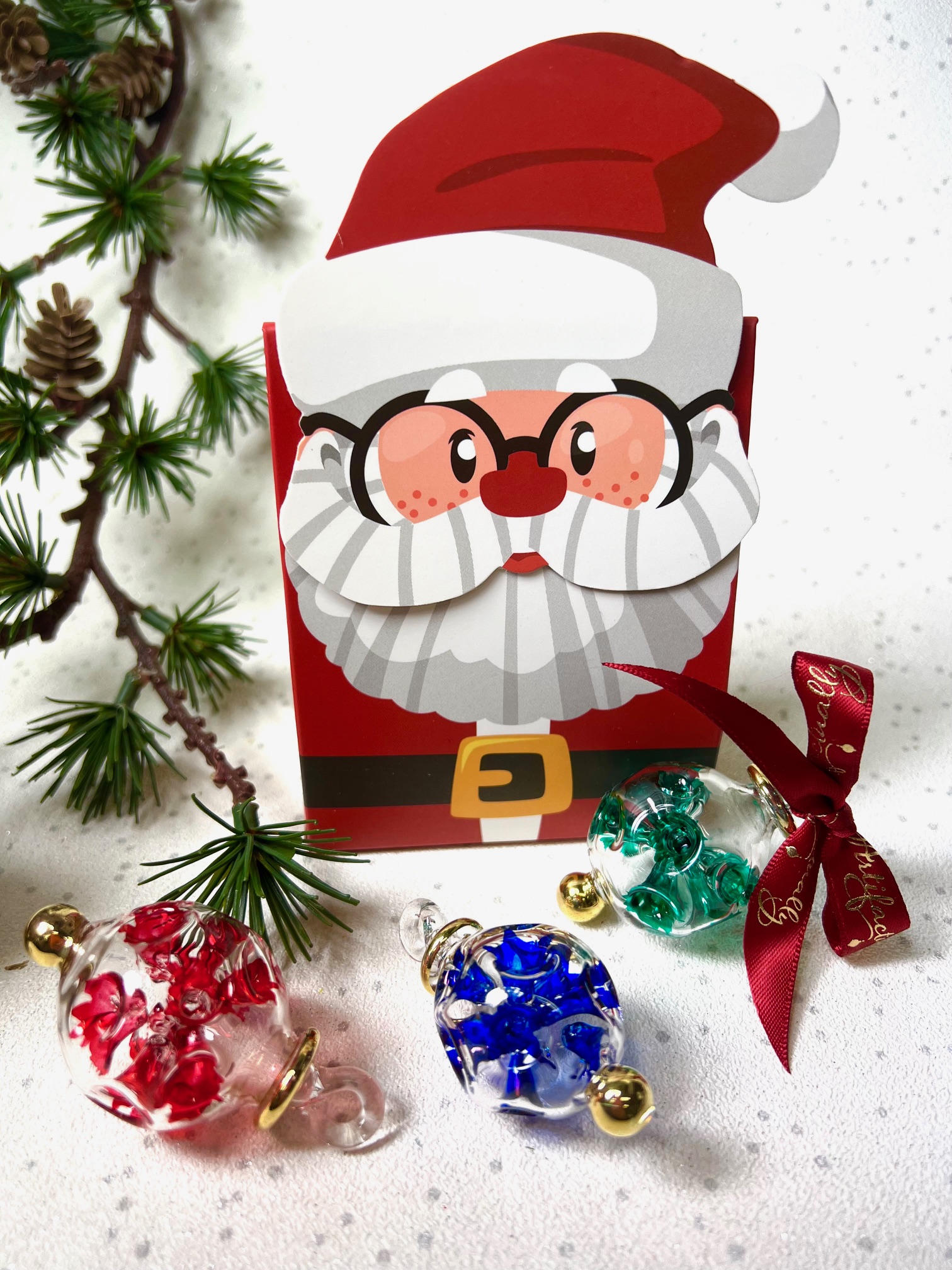 Firecracker in Santa Gift Box