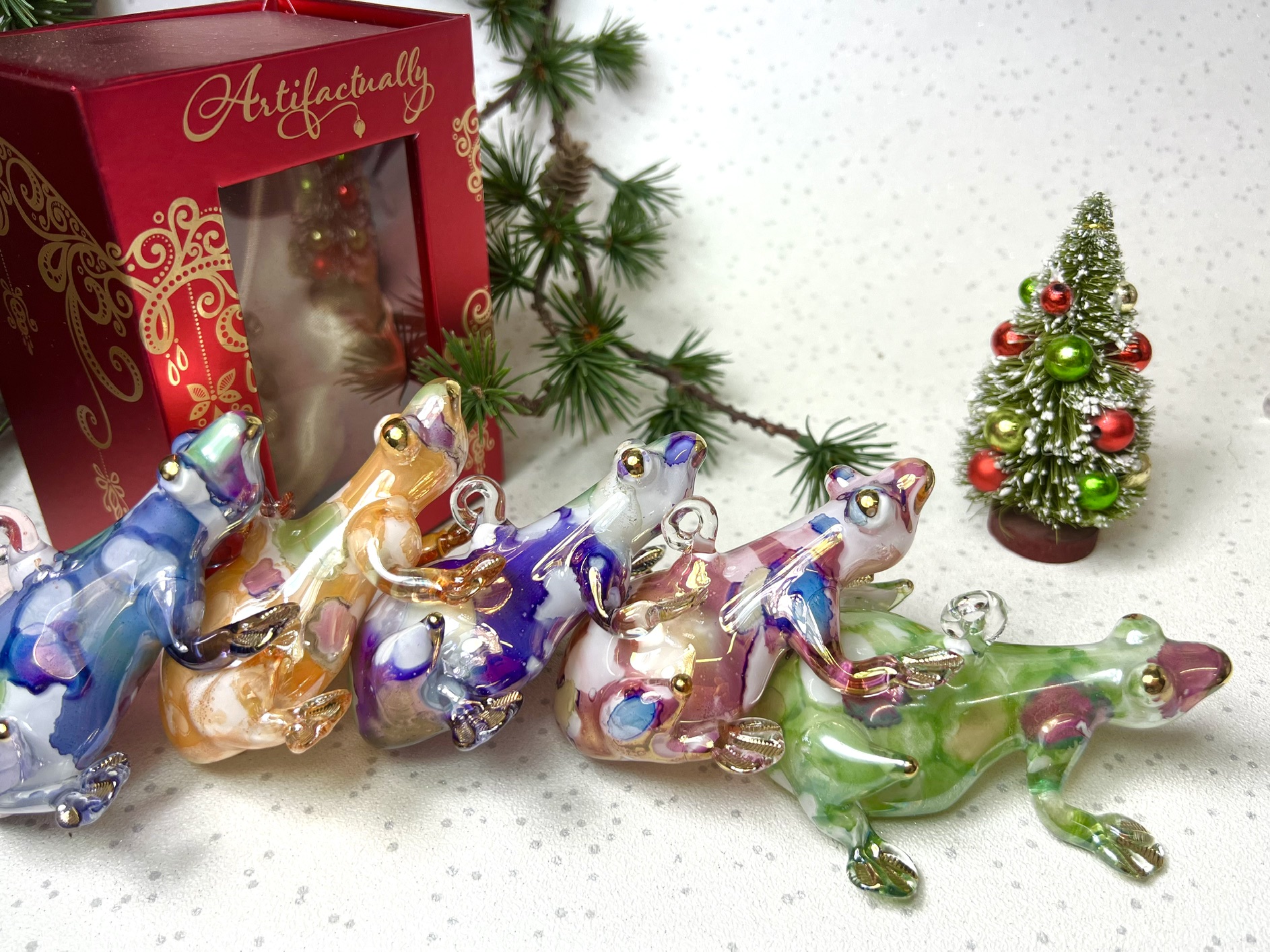Marble Jumbo Frog (M) ~ Green - Image 4
