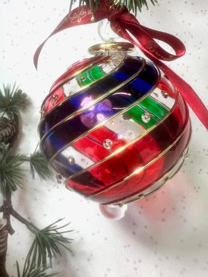 Double Stripes Round (M/L) ~ Red/Green/Blue