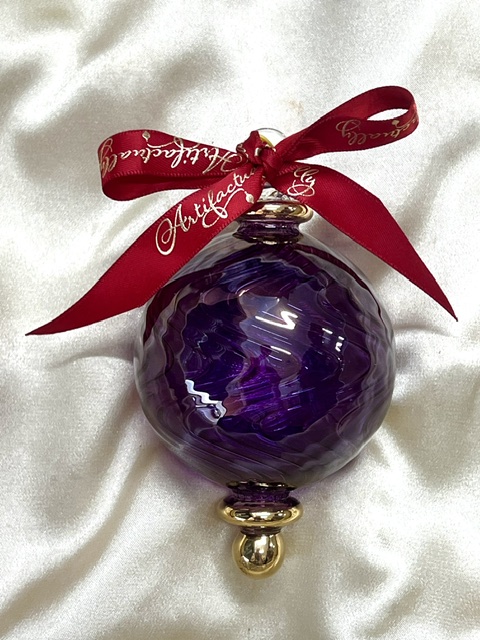 Christmas Ornament (M) ~ Purple