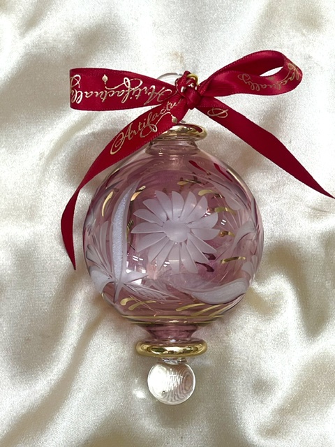 Christmas Ornament (M) ~ Pink