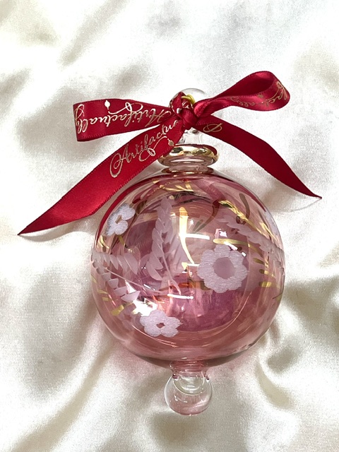 Christmas Ornament (M) ~ Pink
