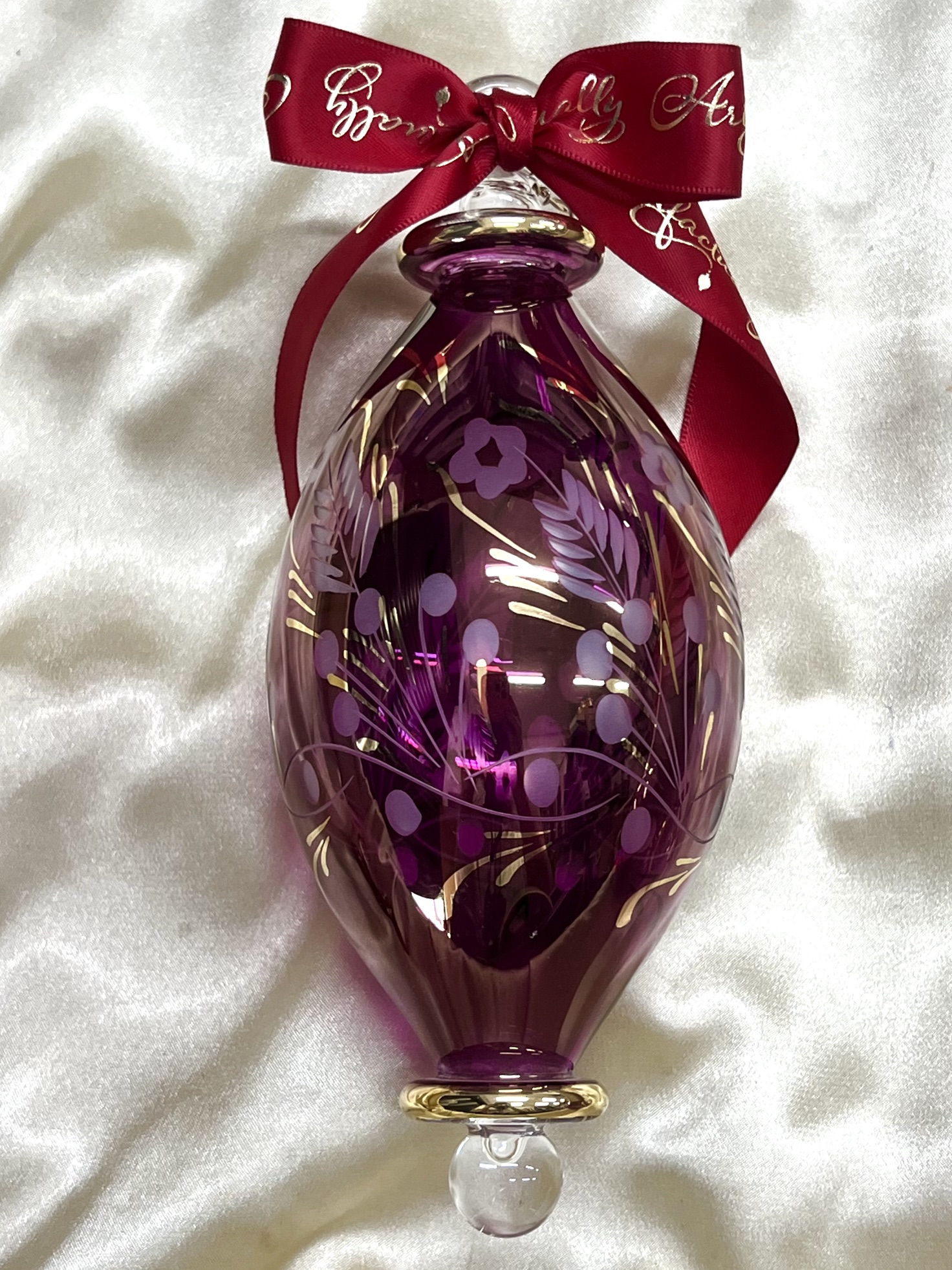 Christmas Ornament (XL) ~ Purple