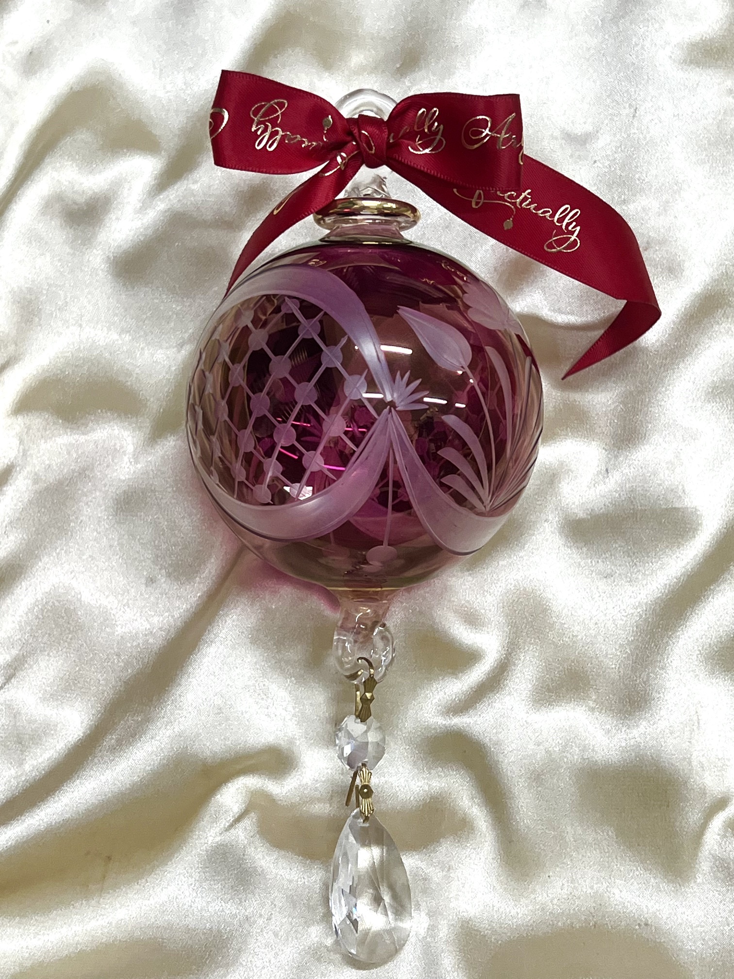 Christmas Ornament (XL) ~ Purple
