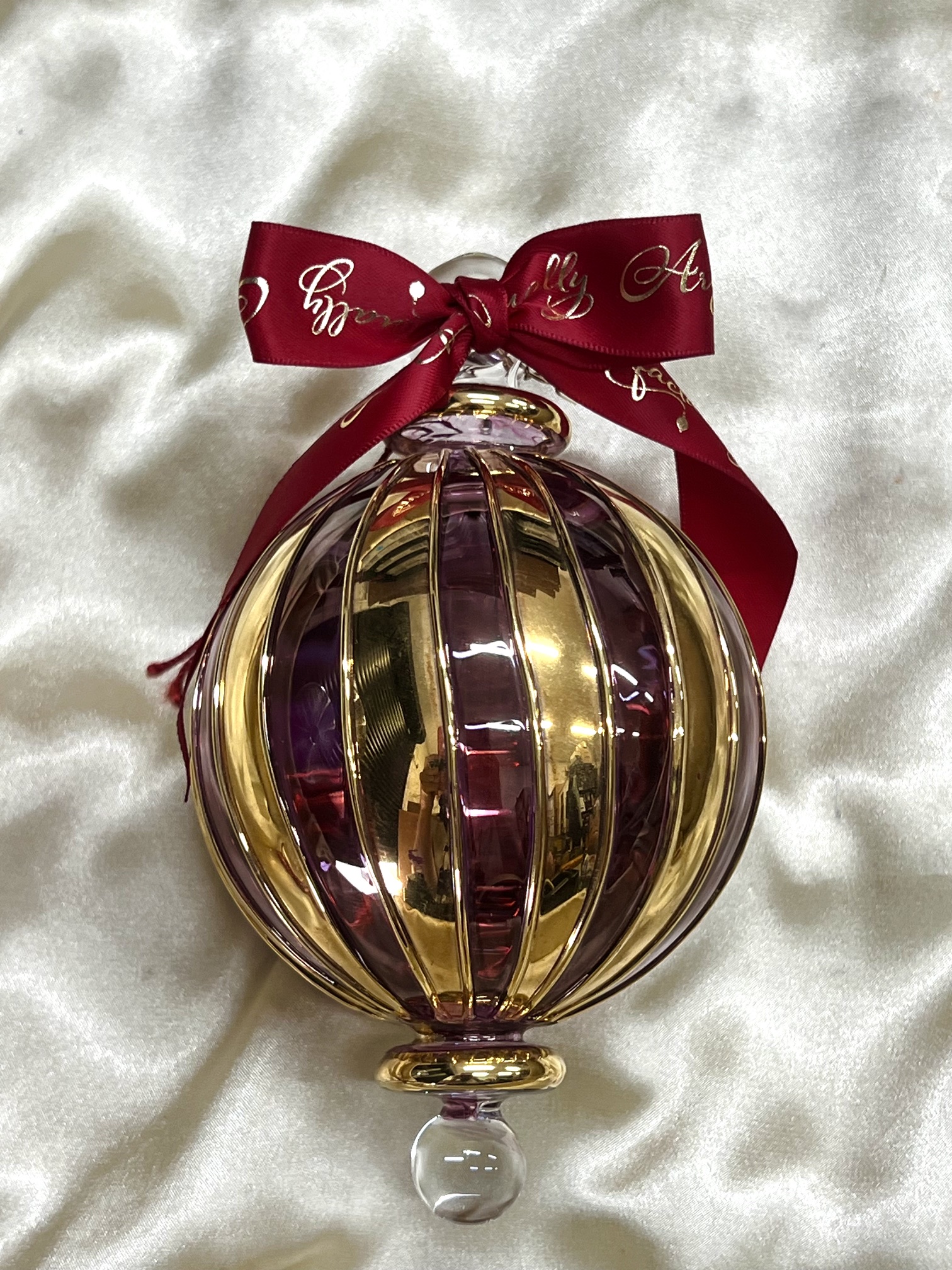 Christmas Ornament (XL) ~ Purple