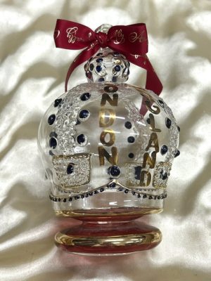 Christmas Novelty (XL) ~ Royal Crown ~ Red - No Gift Box