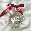 Christmas 2025 'Year' Ornament (M) ~ Gold