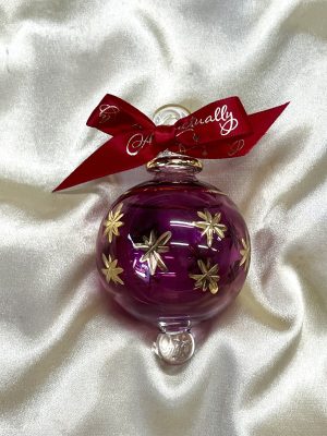 Christmas Ornament (S) ~ Purple - No Gift Box