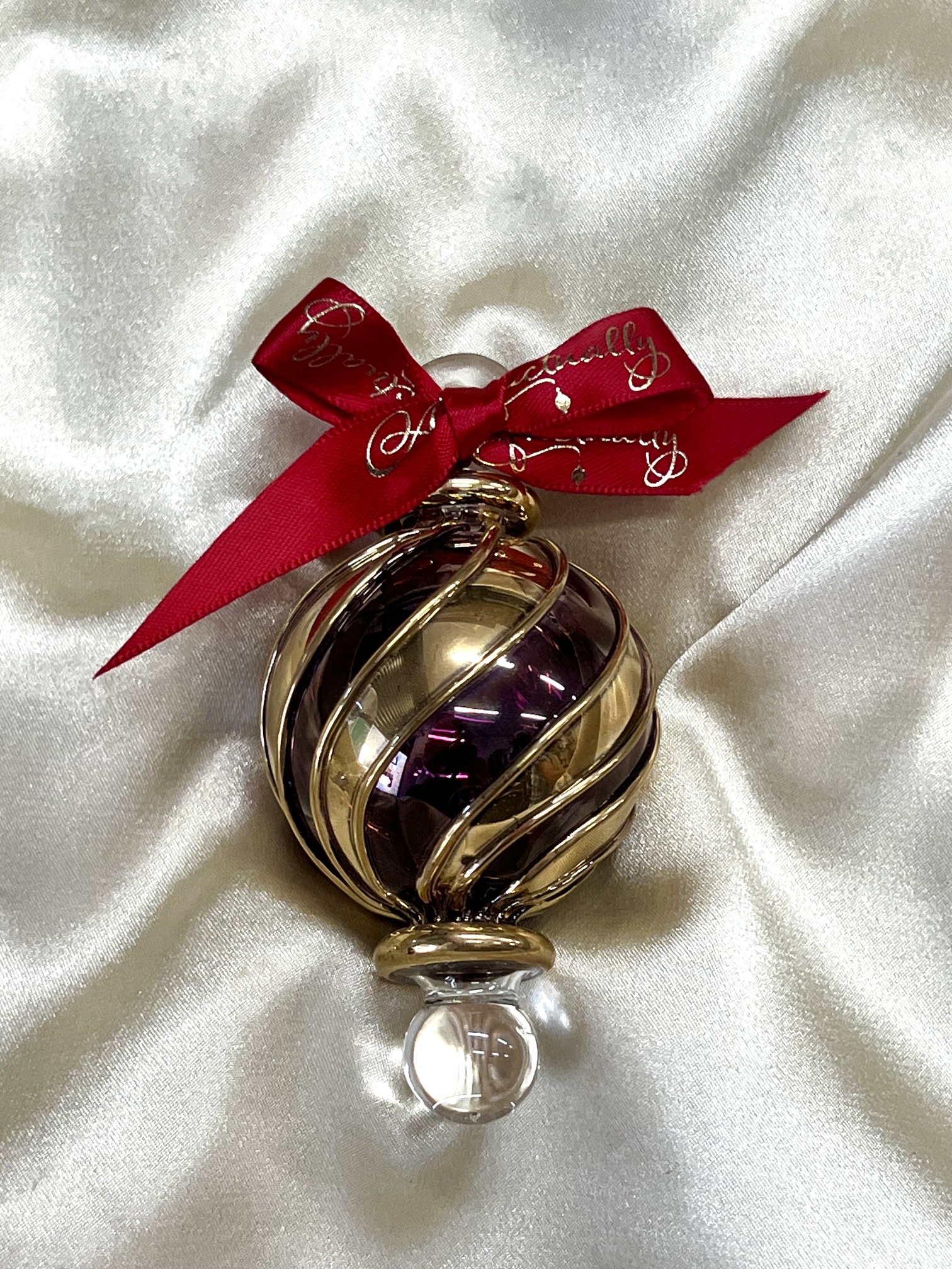 Christmas Ornament (S) ~ Purple
