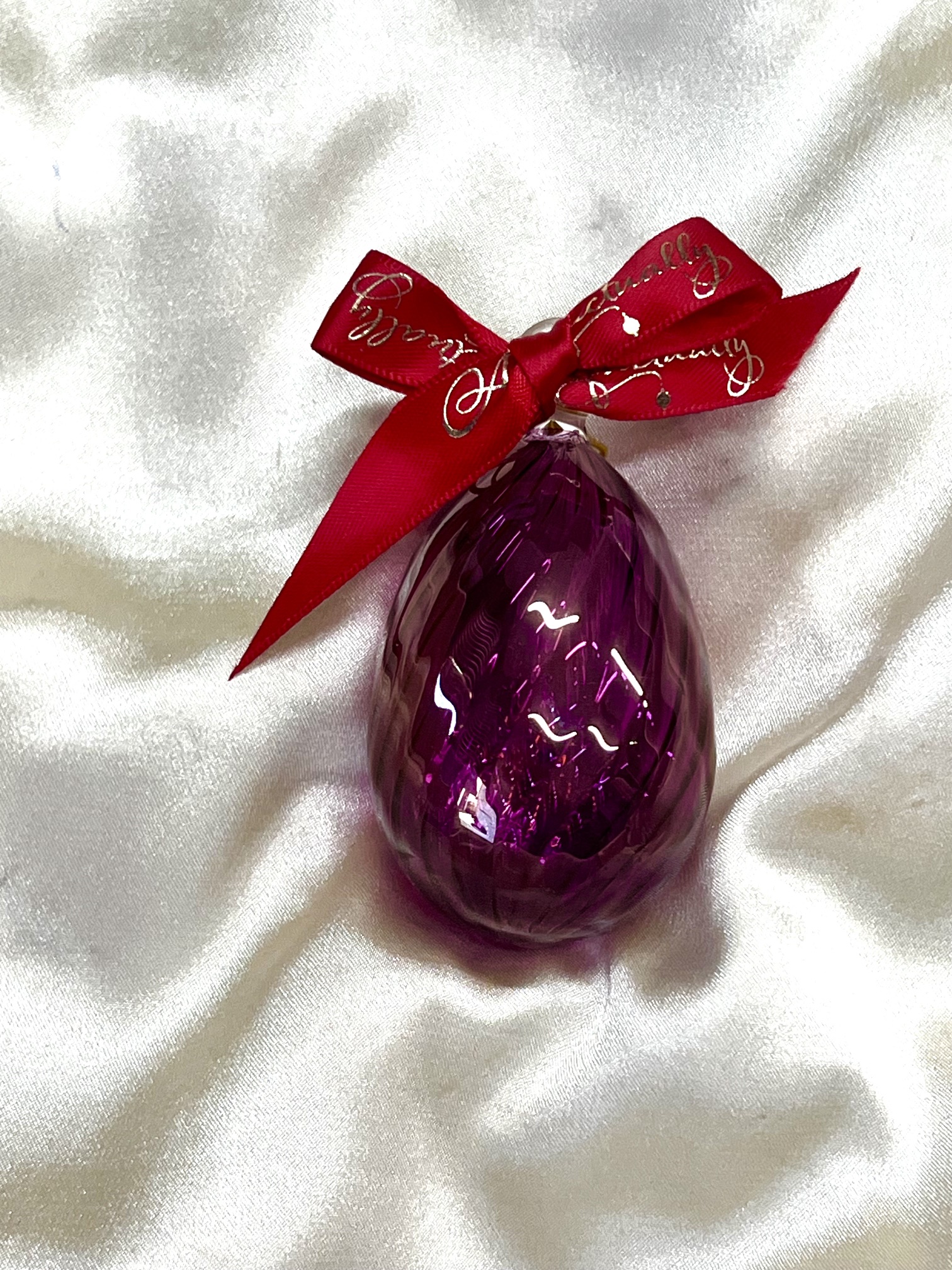 Christmas Ornament (S) ~ Purple