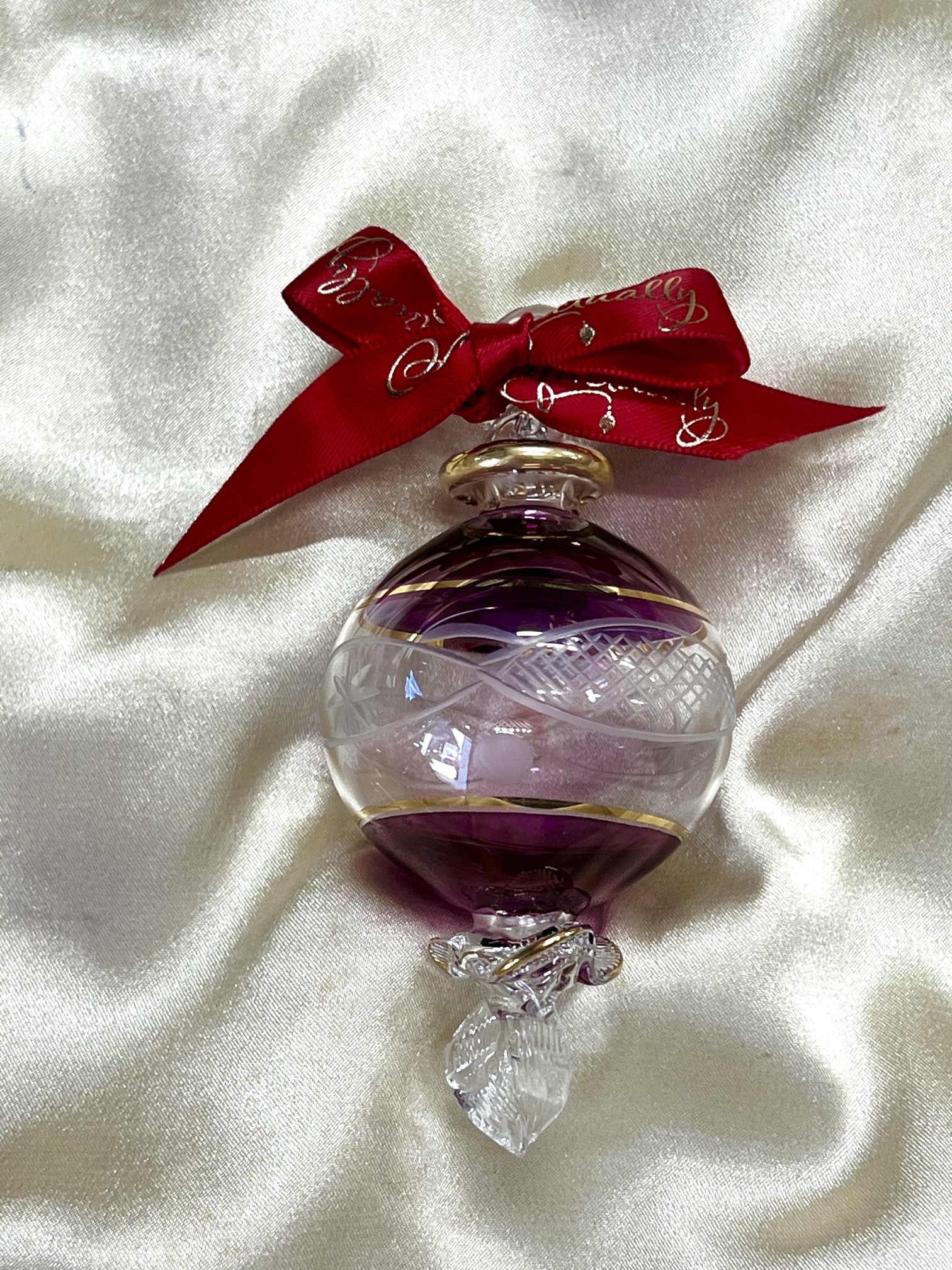 Christmas Ornament (S) ~ Purple