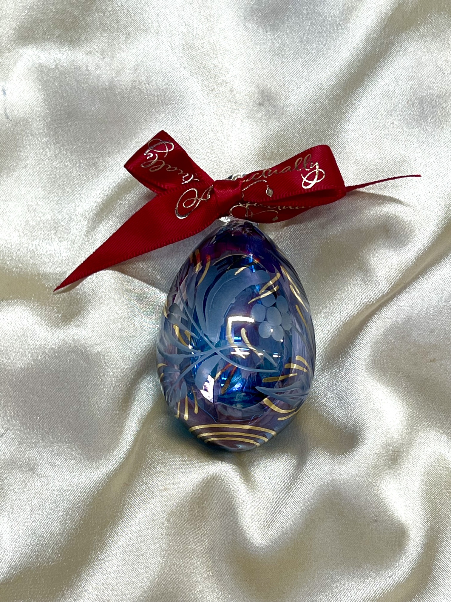 Christmas Ornament (S) ~ Blue