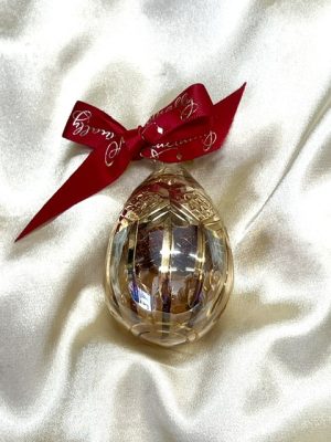 Christmas Ornament (S) ~ Gold / Clear - No Gift Box