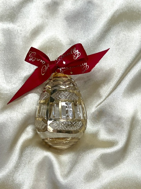 Christmas Ornament (S) ~ Gold / Clear