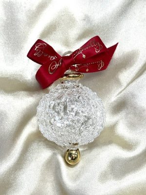 Christmas Ornament (S) ~ Gold / Clear - No Gift Box