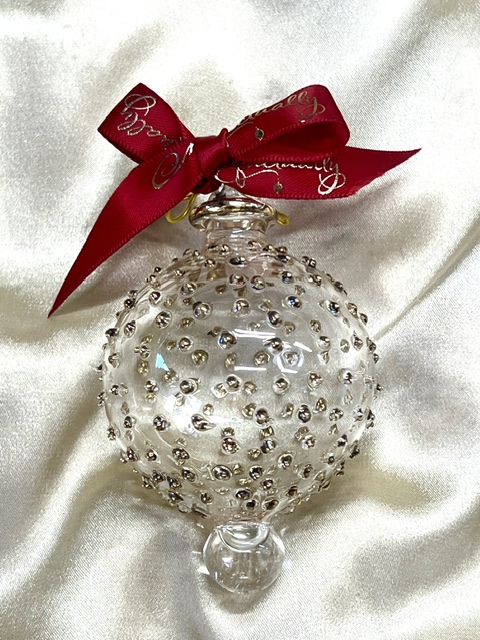 Christmas Ornament (S) ~ Gold / Clear