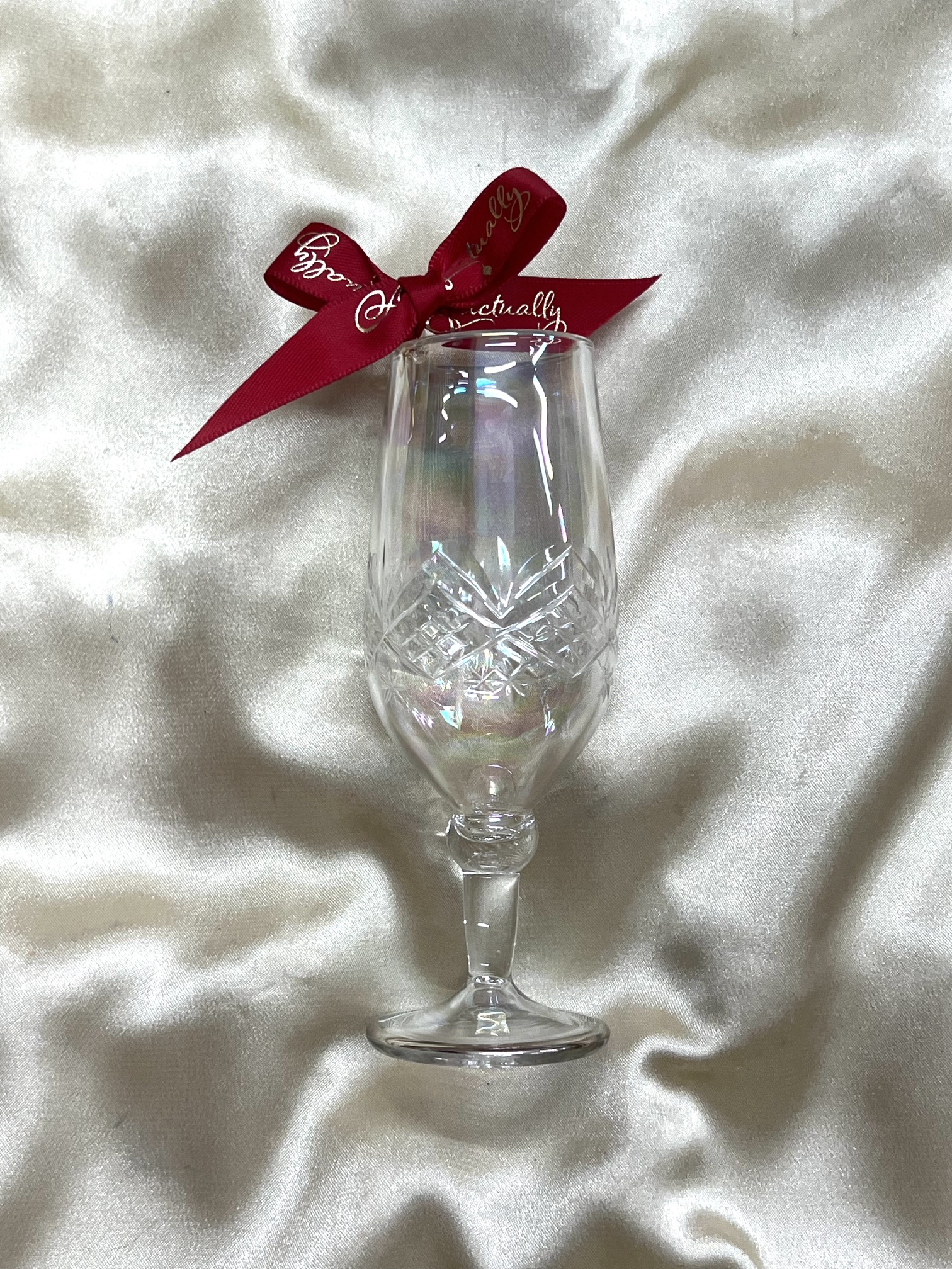 Christmas Ornament (M) ~ Champagne Glass