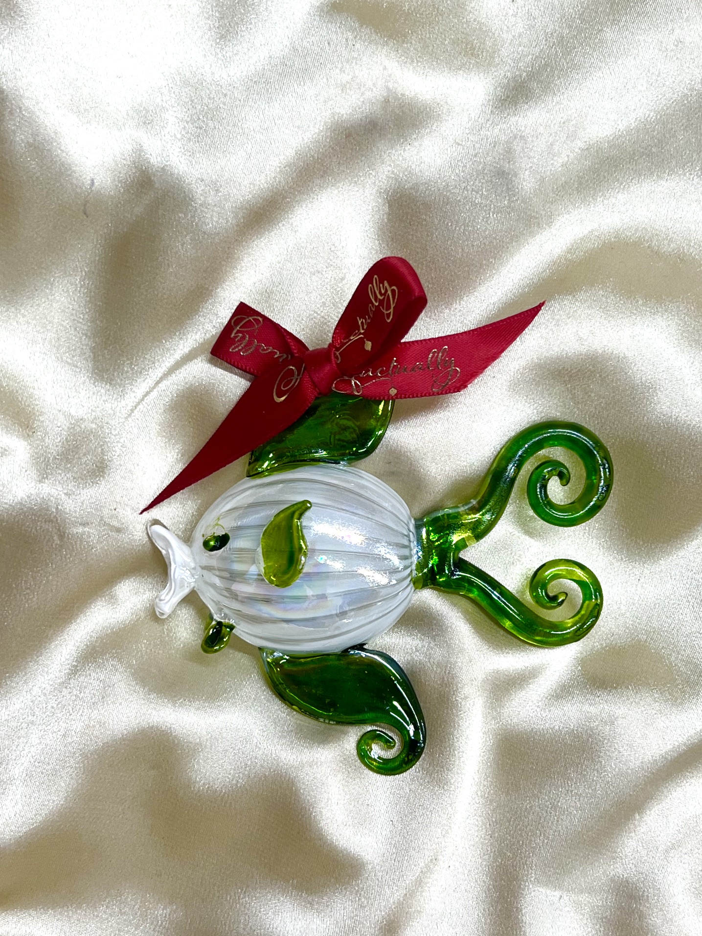 Christmas Novelty Ornament (M) ~ Green Fish