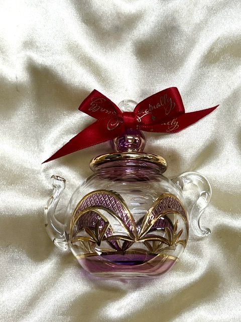 Christmas Novelty Ornament (M) ~ Purple Teapot