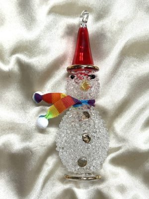 Christmas Novelty Ornament (M) ~ Frosty Snowman - No Gift Box