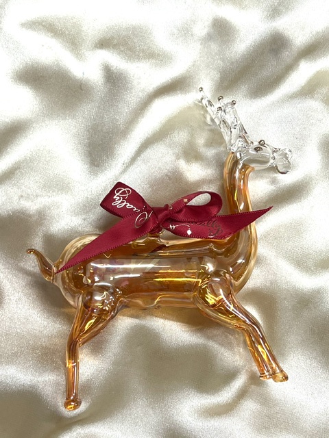 Christmas Novelty Ornament (M) ~ Reindeer ~ Yellow
