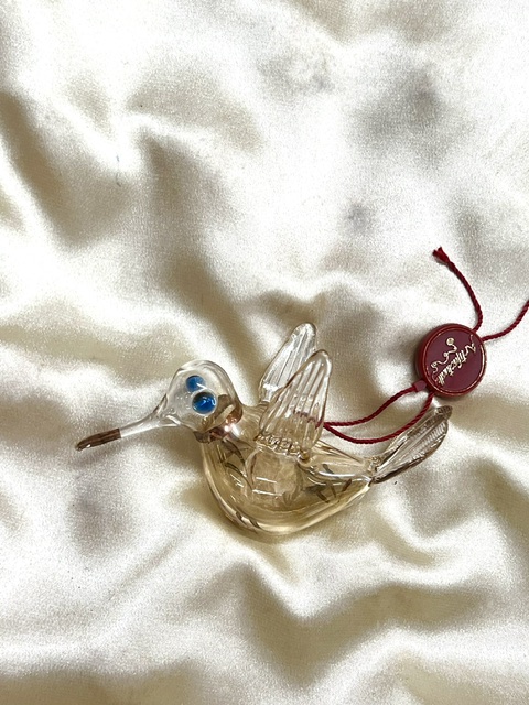 Christmas Novelty Ornament (M) ~ Yellow Hummingbird