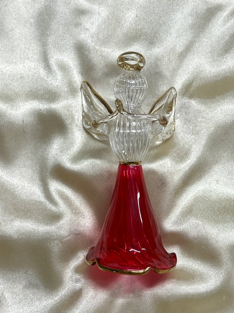 Christmas Novelty Ornament (M) ~ Red Angel