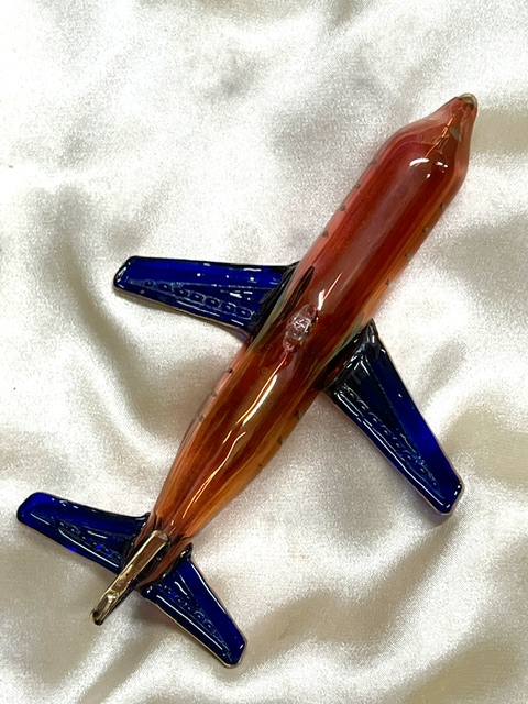 Christmas Novelty Ornament (M) ~ Aeroplane