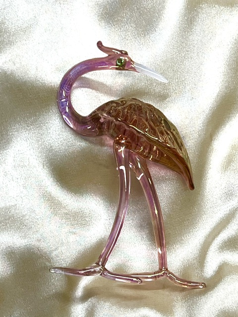 Christmas Novelty Ornament (M) ~ Pink Bird