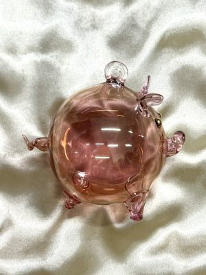 Christmas Novelty Ornament (M) ~ Piggy - Gift Box