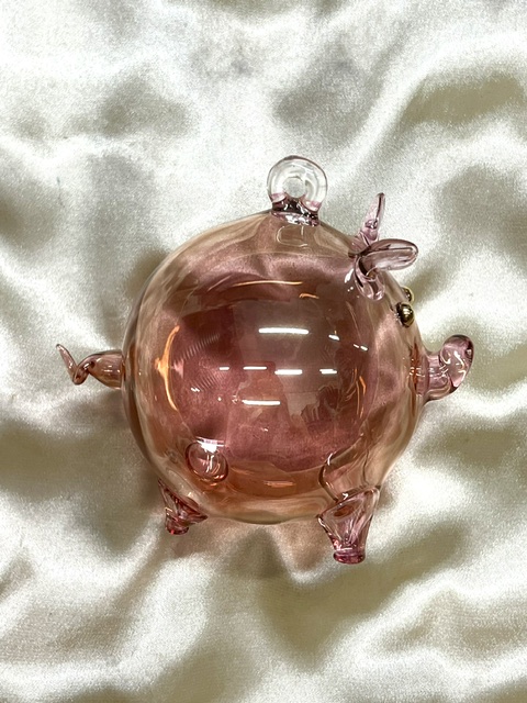 Christmas Novelty Ornament (M) ~ Piggy