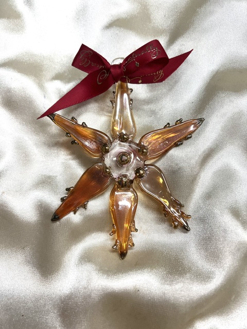 Christmas Star Ornament (M) ~ Yellow
