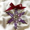Christmas Star Ornament (M) ~ Purple/Pink