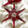 Christmas Star Ornament (M) ~ Red