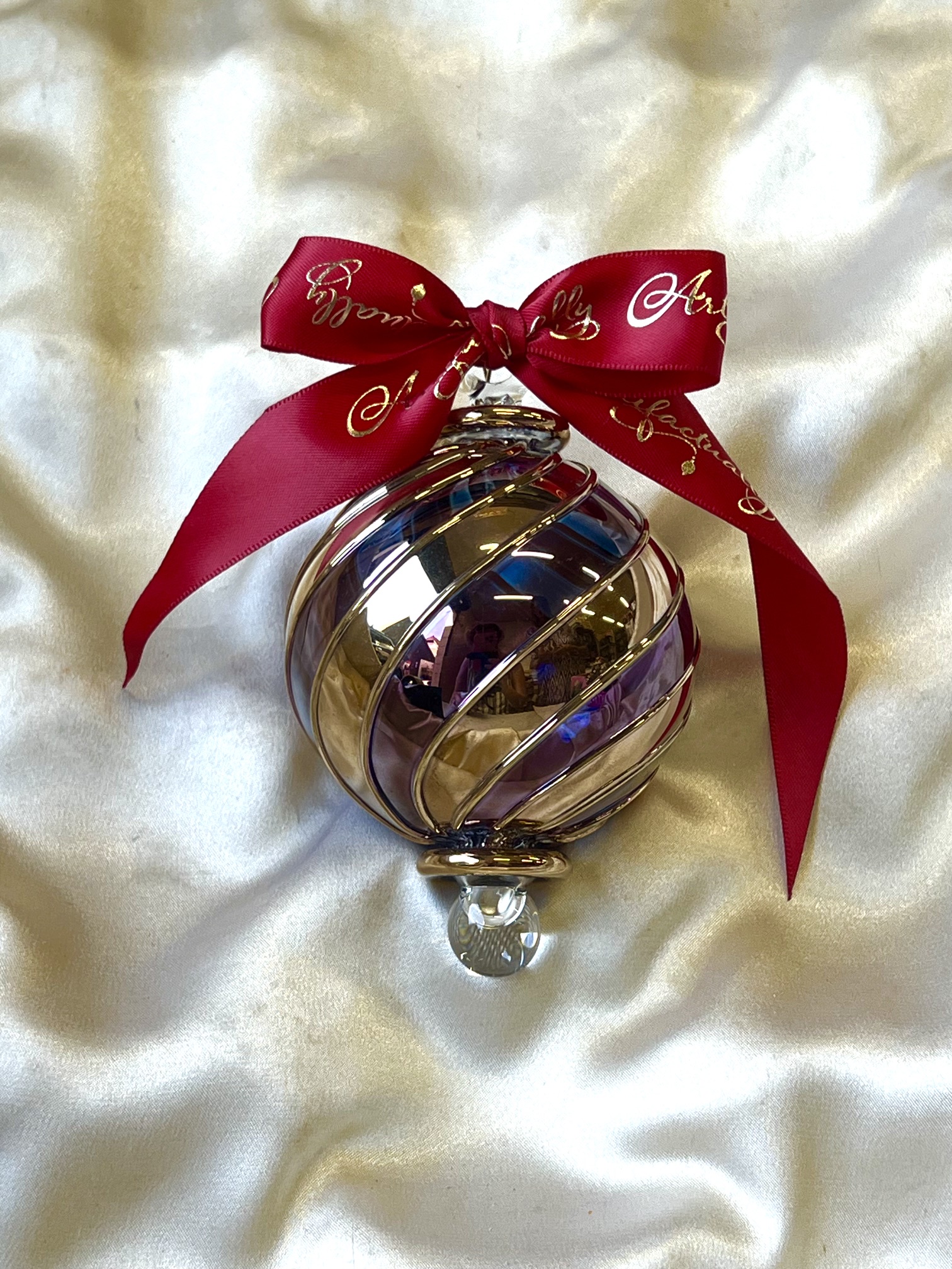 Christmas Ornament (L) ~ Blue