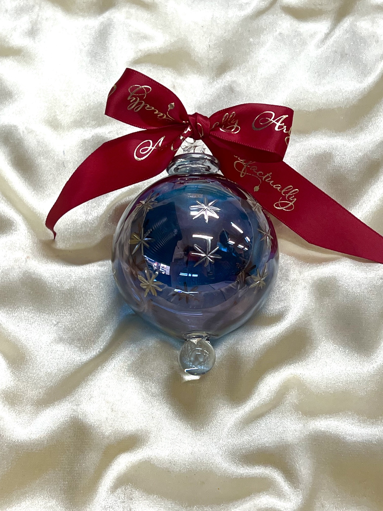 Christmas Ornament (L) ~ Blue