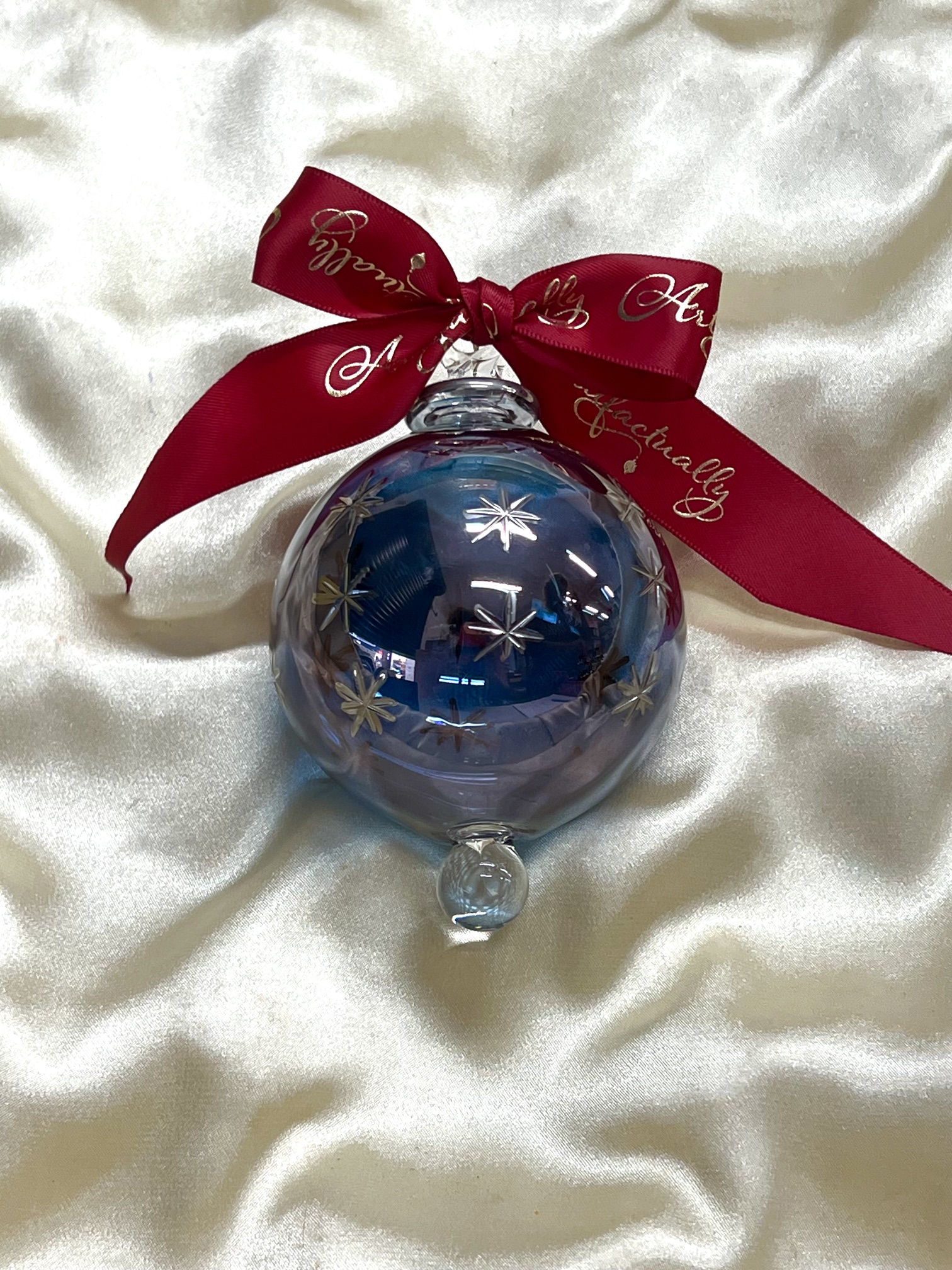 Christmas Ornament (L) ~ Blue