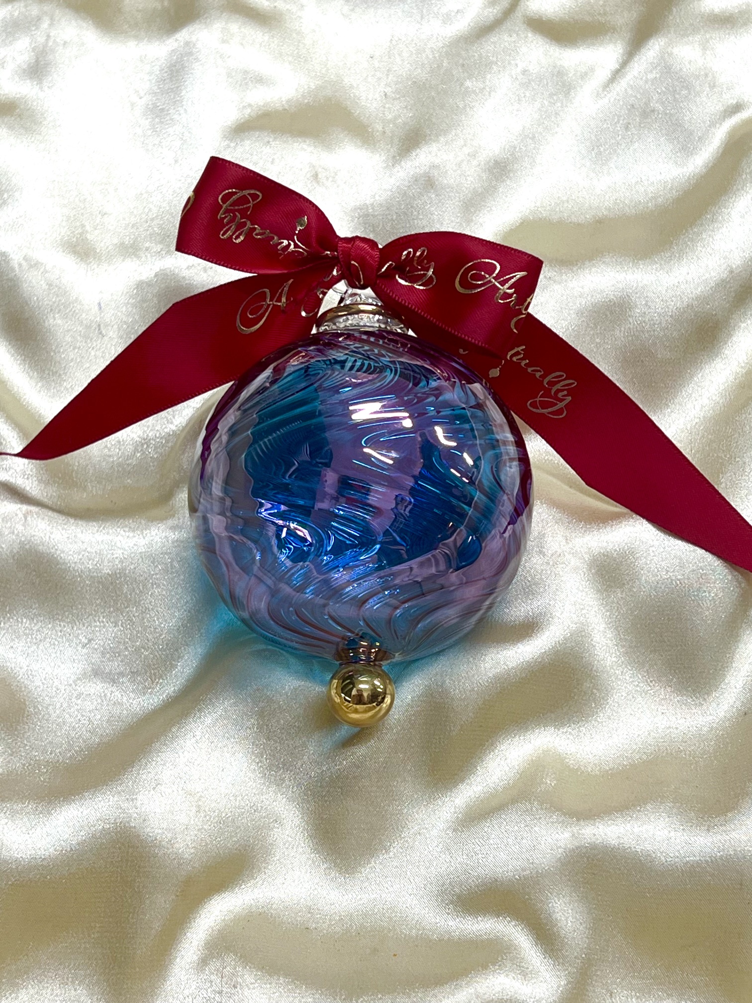Christmas Ornament (L) ~ Blue