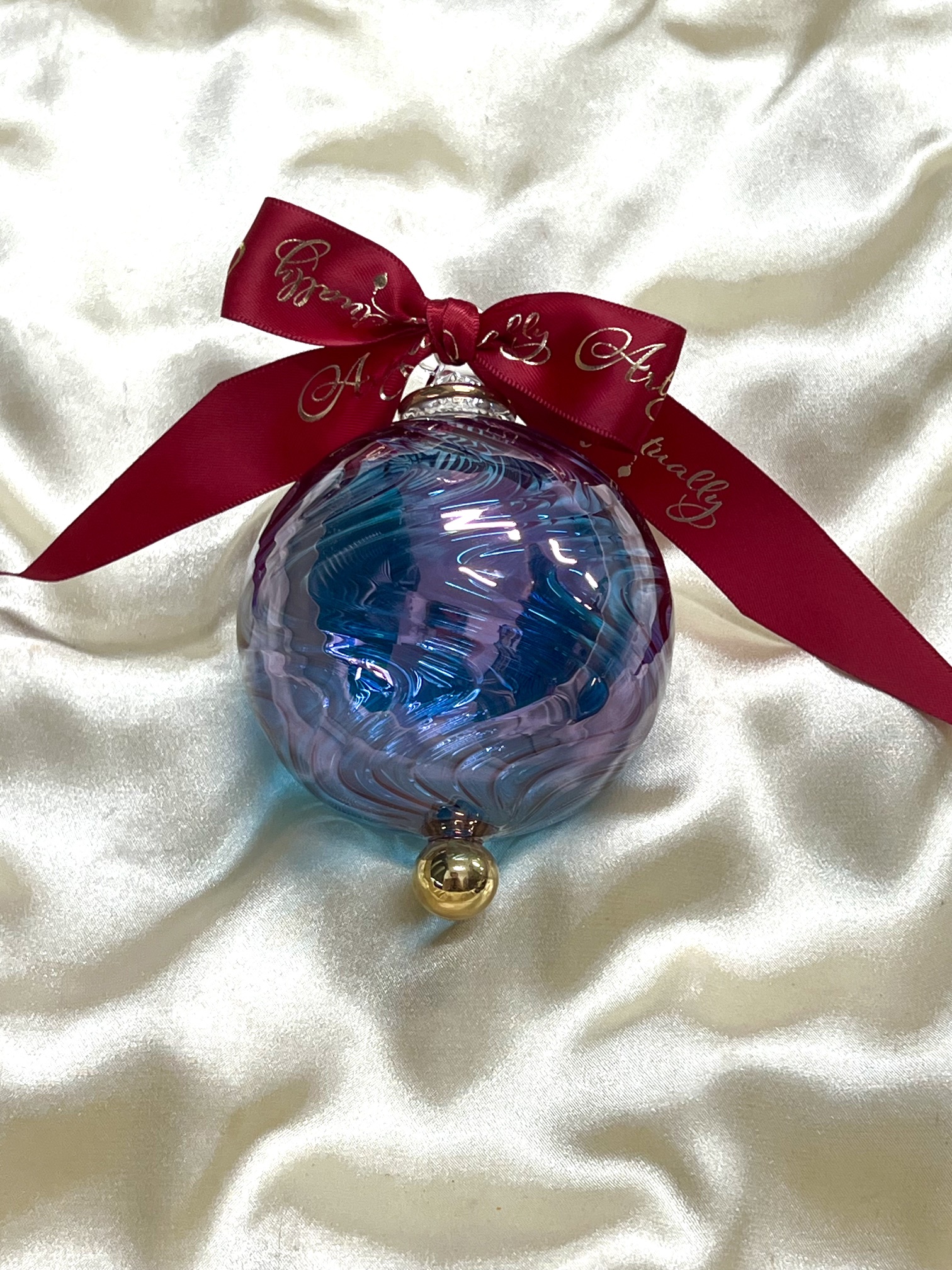 Christmas Ornament (L) ~ Blue